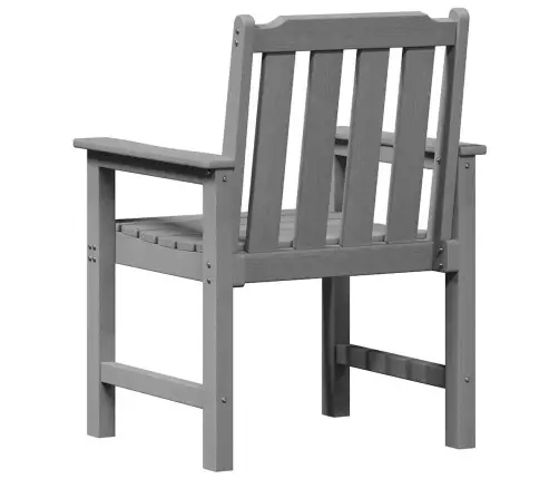 Dārza Dinning Krēsli 4 Gab Gaiši Pelēki 65.5X55.5X88 Cm Hdpe Vidaxl