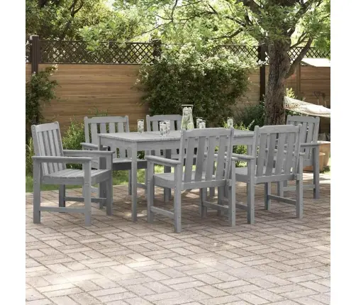 Dārza Ēdamgalda Krēsli 6 Gab Gaiši Pelēki 65.5X55.5X88 Cm Hdpe Vidaxl