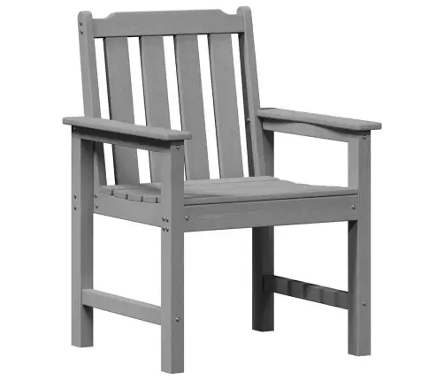 Dārza Ēdamgalda Krēsli 6 Gab Gaiši Pelēki 65.5X55.5X88 Cm Hdpe Vidaxl