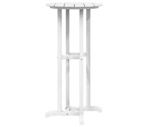 3 Gab. Dārza Bāra Komplekts Balts Hdpe Vidaxl