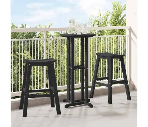 Aia Baarikomplekt 3 Pcs Must Hdpe