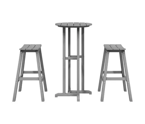 Aia Baarikomplekt 3 Pcs Helehall Hdpe