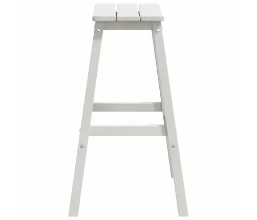 Bāra Krēsli 9 Gab. Balts Hdpe Vidaxl