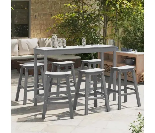 Aia Baarikomplekt 6 Pcs Helehall Hdpe