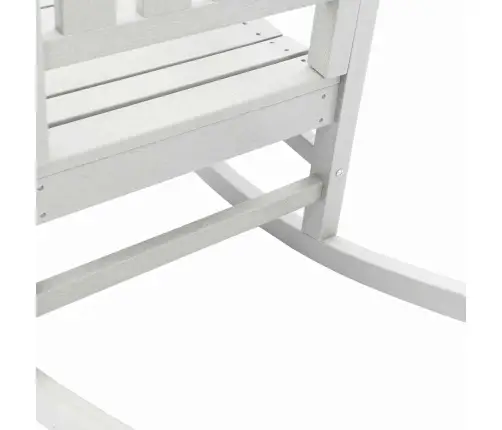 Dārza Šūpuļkrēsli 2 Gab Balts 70X92X107.5 Cm Hdpe Vidaxl