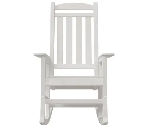 Dārza Šūpuļkrēsli 2 Gab Balts 70X92X107.5 Cm Hdpe Vidaxl