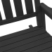 Dārza Šūpuļkrēsli 2 Gabali Melns 70X92X107.5 Cm Hdpe Vidaxl