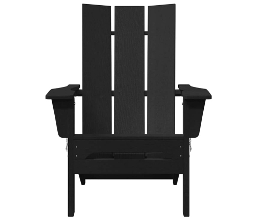 Sodo Poilsio Baldai 2 Pcs Juoda 74.5 X 80.5 X 90Cm Plastmasė