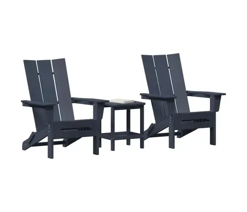 Aia Lõõgastusmööbel 3 Pcs Mereväesinine 38 X 38 X 46Cm Aia Lõõgastusmööbel 3 Pcs Mereväesinine 38 X 38 X 46Cm