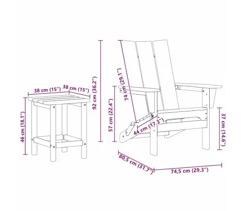 Aia Lõõgastusmööbel 3 Pcs Mereväesinine 38 X 38 X 46Cm Aia Lõõgastusmööbel 3 Pcs Mereväesinine 38 X 38 X 46Cm