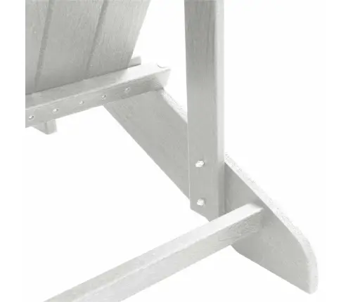 Adirondack Krēsli 2 Gab. Balti 74X82X90 Cm Hdpe Vidaxl