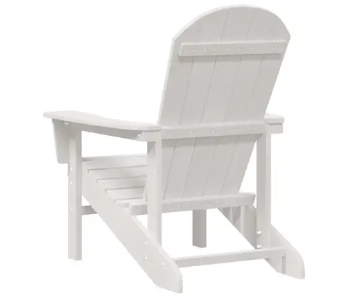 Adirondack Krēsli 2 Gab. Balti 74X82X90 Cm Hdpe Vidaxl