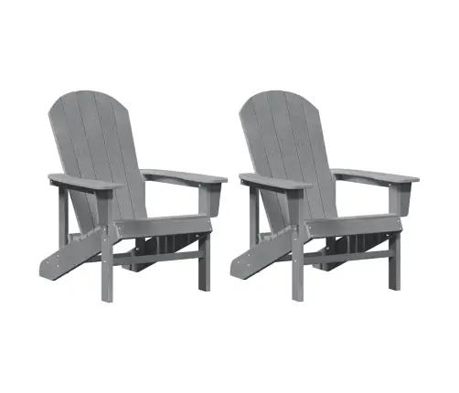 Sodo Poilsio Baldai 2 Pcs Šviesiai Pilka 74 X 82 X 90 Cm