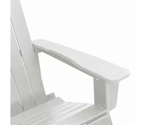 Adirondack Šūpuļkrēsli 2 Pcs Balts 73.5 X 92 X 90 Cm Hdpe Vidaxl