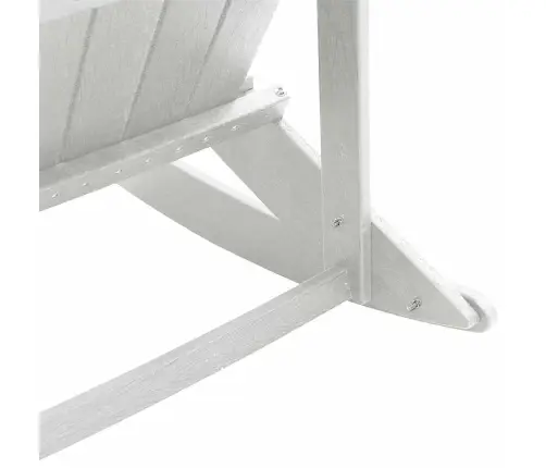 Adirondack Šūpuļkrēsli 2 Pcs Balts 73.5 X 92 X 90 Cm Hdpe Vidaxl