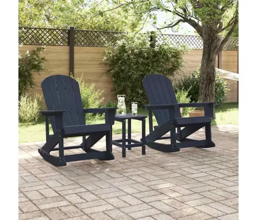 Adirondack Rocking Toolid 2 Pcs Tumesinine Hdpe