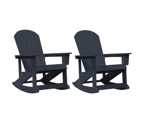 Adirondack Rocking Toolid 2 Pcs Tumesinine Hdpe