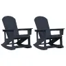 Adirondack Rocking Toolid 2 Pcs Tumesinine Hdpe