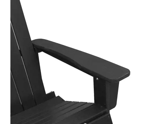 Sodo Poilsio Komplektas 3 Pcs Juoda Hdpe