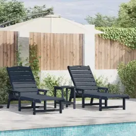 Dārza Atpūtas Mēbeles 2 Pcs Tumši Zils 53 X 195.5 X 30Cm Vidaxl