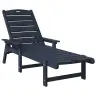 Sauļošanas Gultas 2 Gab Tumši Zila 162X53X98.5 Cm Hdpe Vidaxl