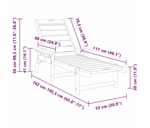 Sauļošanas Gultas 2 Gab Tumši Zila 162X53X98.5 Cm Hdpe Vidaxl