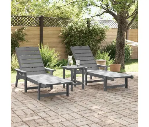 Aia Lõõgastusmööbel 2-Isik 2 Pcs Helehall 53 X 195.5 X 30 Cm