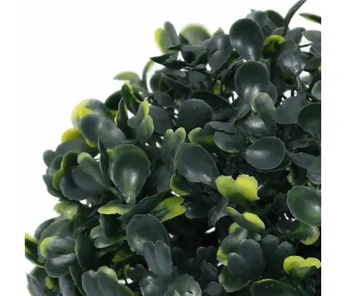 Kunstpukspuidust Pallid Led Tuledega 2 Tk Roheline 22 Cm