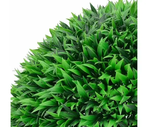 Mākslīgās Buksuss Bumbas Ar Led Gaismām 2 Gab. Zaļa 55 Cm Vidaxl