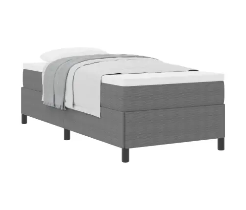Gultas Rāmis Gaiši Pelēks 80X200 Cm Korduroja Audums Vidaxl