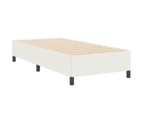 Gultas Rāmis Krēmkrāsas 80X200 Cm Corduroy Audums Vidaxl