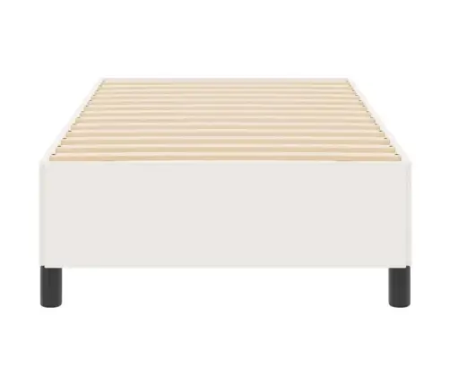 Gultas Rāmis Krēmkrāsas 100X200 Cm Korduroja Audums Vidaxl