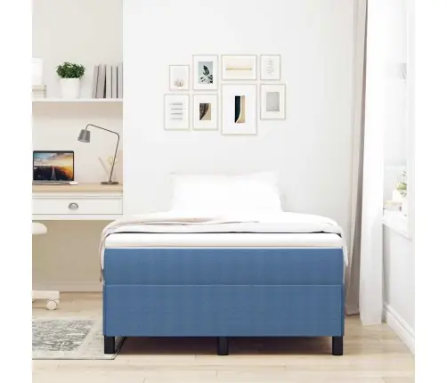 Kiemas Lova Mėlyna 120 X 190 Cm Aksomas