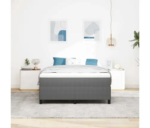 Voodi Raam Helehall 140 X 190 Cm Kordurori Kangas