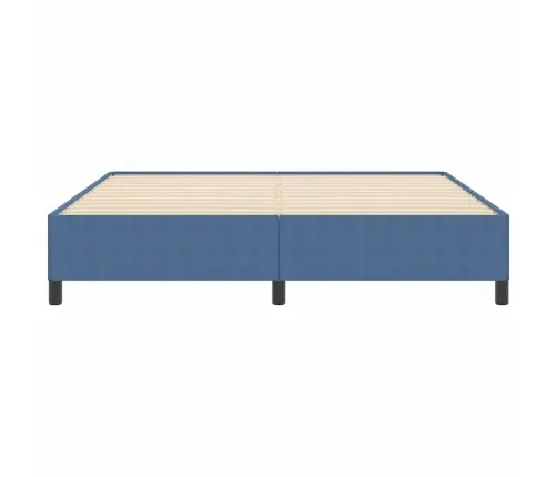 Gultas Rāmis Zils 180X200 Cm Corduroy Audums Vidaxl