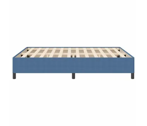 Gultas Rāmis Zils 180X200 Cm Corduroy Audums Vidaxl