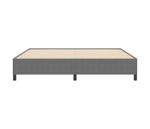 Gultas Rāmis Gaiši Pelēks 200X200 Cm Korduroja Audums Vidaxl
