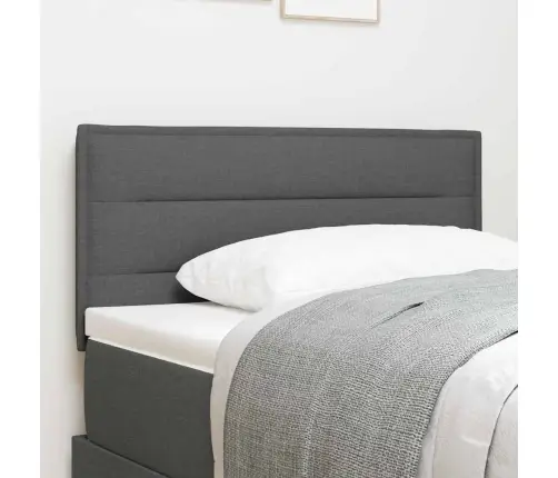 Galvūgalis Su Galvūgalio Tamsiai Pilka 80 Cm Audinys