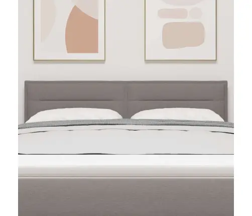 Galvūgalis Su Galvūgalio Taupe 160 Cm Dirbtinė Oda