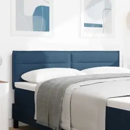 Galvūgalis Su Galvūgalio Mėlyna 160 Cm Dirbtinė Oda