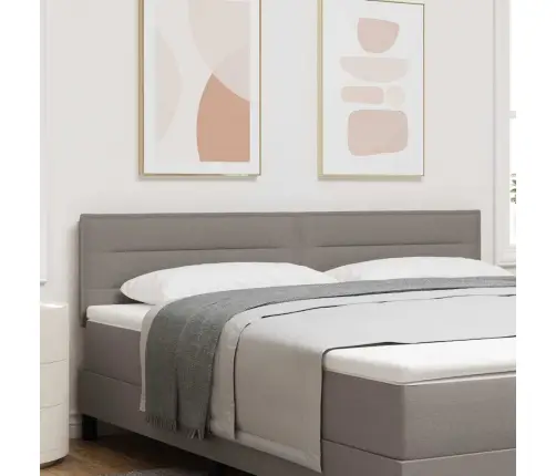 Galvgalis Ar Galvas Klāju Pelēkbrūna 180 Cm Mākslīgā Āda Vidaxl