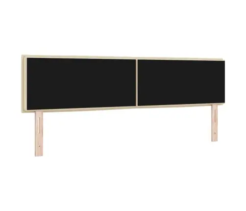 Galvgalis Ar Galvas Klāju Krēmkrāsa 180 Cm Mākslīgā Āda Vidaxl