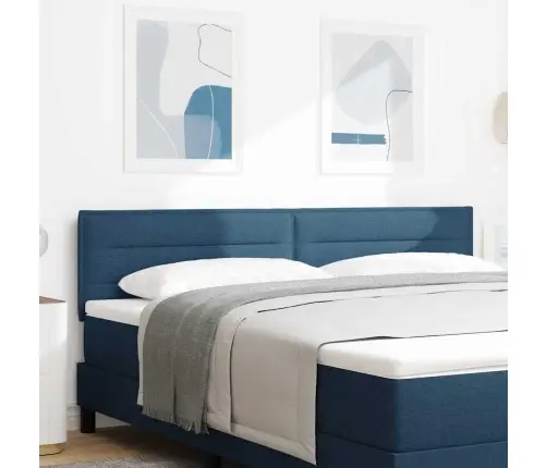 Galvgalis Ar Galvas Klāju Zila 180 Cm Mākslīgā Āda Vidaxl