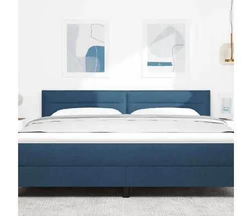 Galvgalis Ar Galvas Klāju Zila 180 Cm Mākslīgā Āda Vidaxl