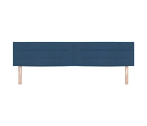 Galvgalis Ar Galvas Klāju Zila 200 Cm Mākslīgā Āda Vidaxl