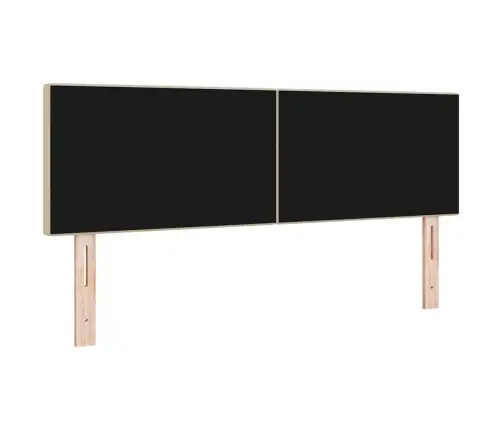 Galvgalis Ar Galvas Klāju Gaiši Zaļa Pelēka 144 Cm Mākslīgā Āda Vidaxl