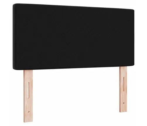 Galvūgalis Su Galvūgalio Juoda 100 Cm Dirbtinė Oda