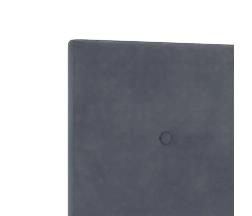 Galvūgalis Tvirtinamas Prie Sienos Tamsiai Pilka 80 Cm Aksomas