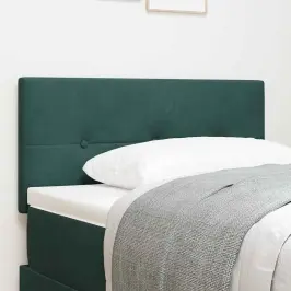 Galvgalis Piestiprināts Pie Sienas Tumši Zaļa 80 Cm Samts Vidaxl
