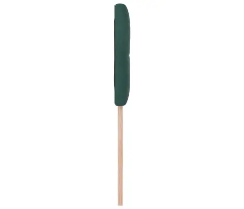 Gultas Galvgaļi Ar Pogām, Tumši Zaļš, 80 Cm, Samts Vidaxl